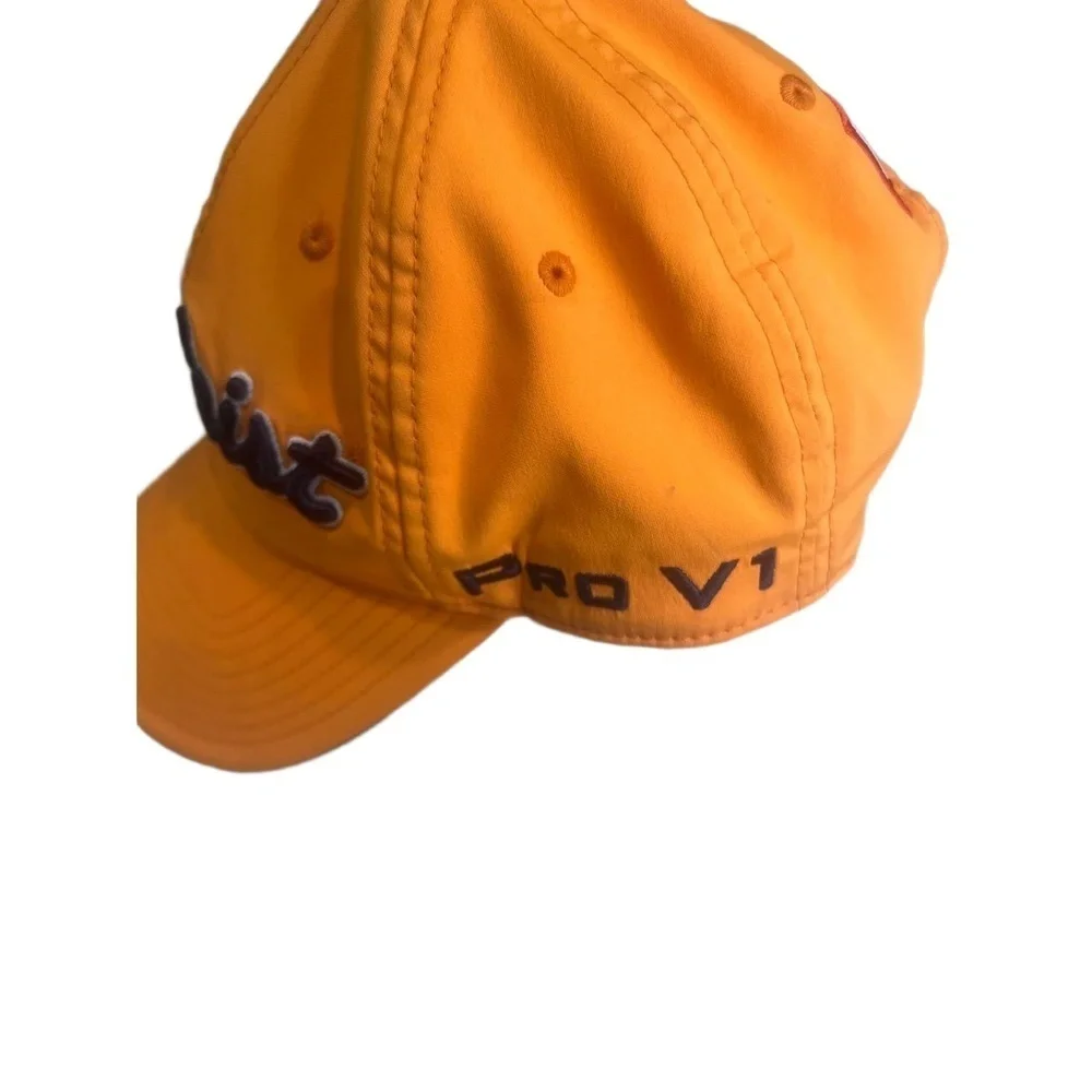 Titleist X Footjoy Orange Baseball Hat Cap Titleist Logo Men's